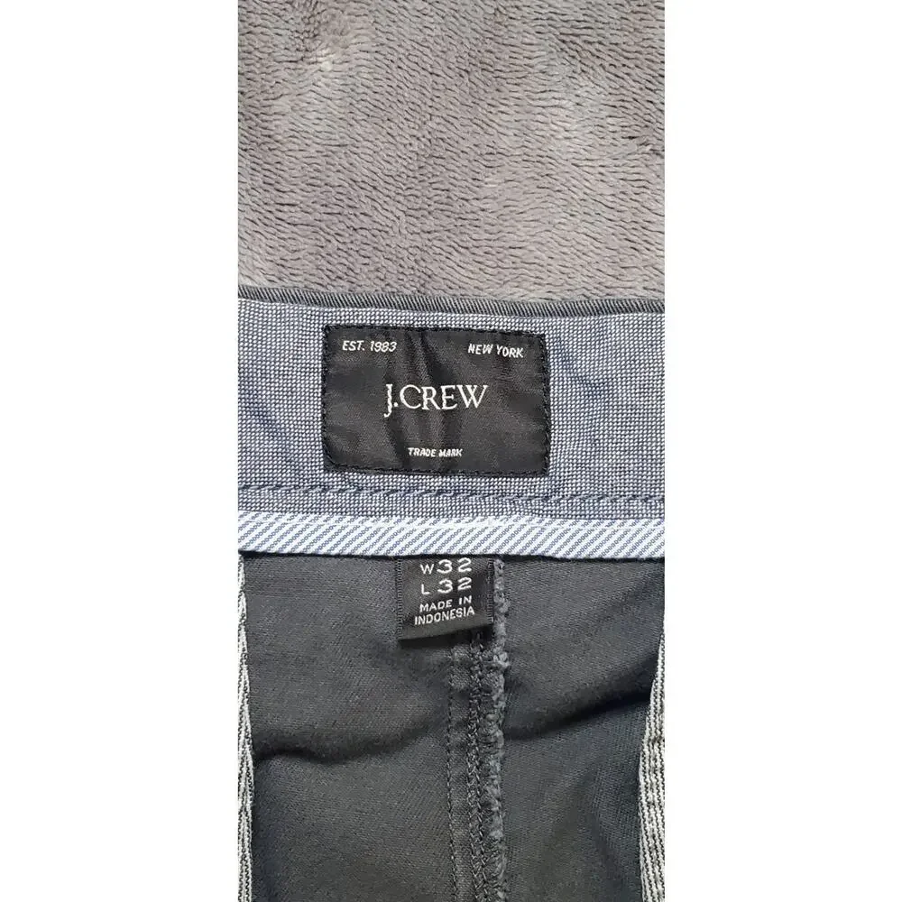 J.Crew Pants Mens Sz 32x32 Stretch 484 Chino Slim Fit Stretch Gray Casual C27-51